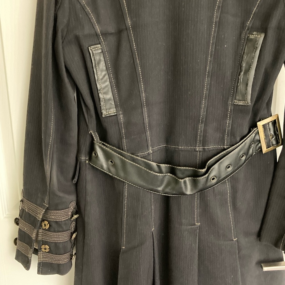 Detailed, military style jacket.